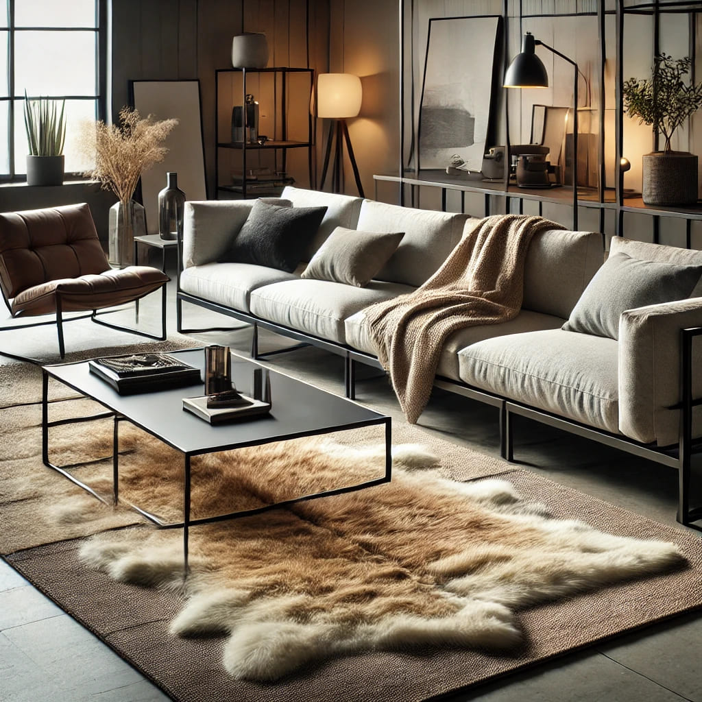 Modern mobilyalar ile post halı 